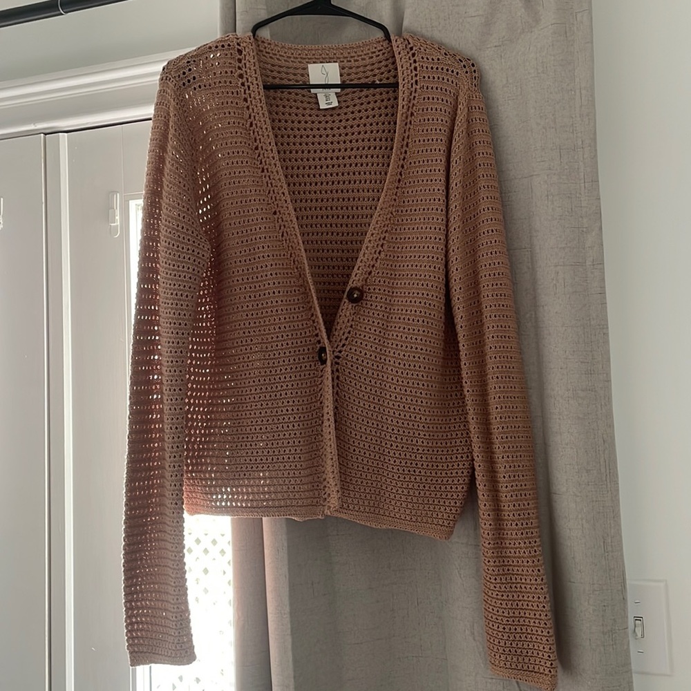 Tan Cardigan